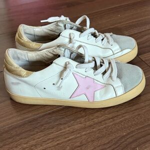 Golden Goose superstar Pink Star Sneakers